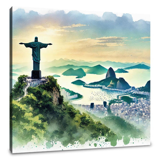 Rio Reverence Watercolour Canvas