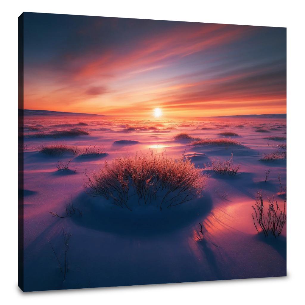 Tundra Sunset Canvas