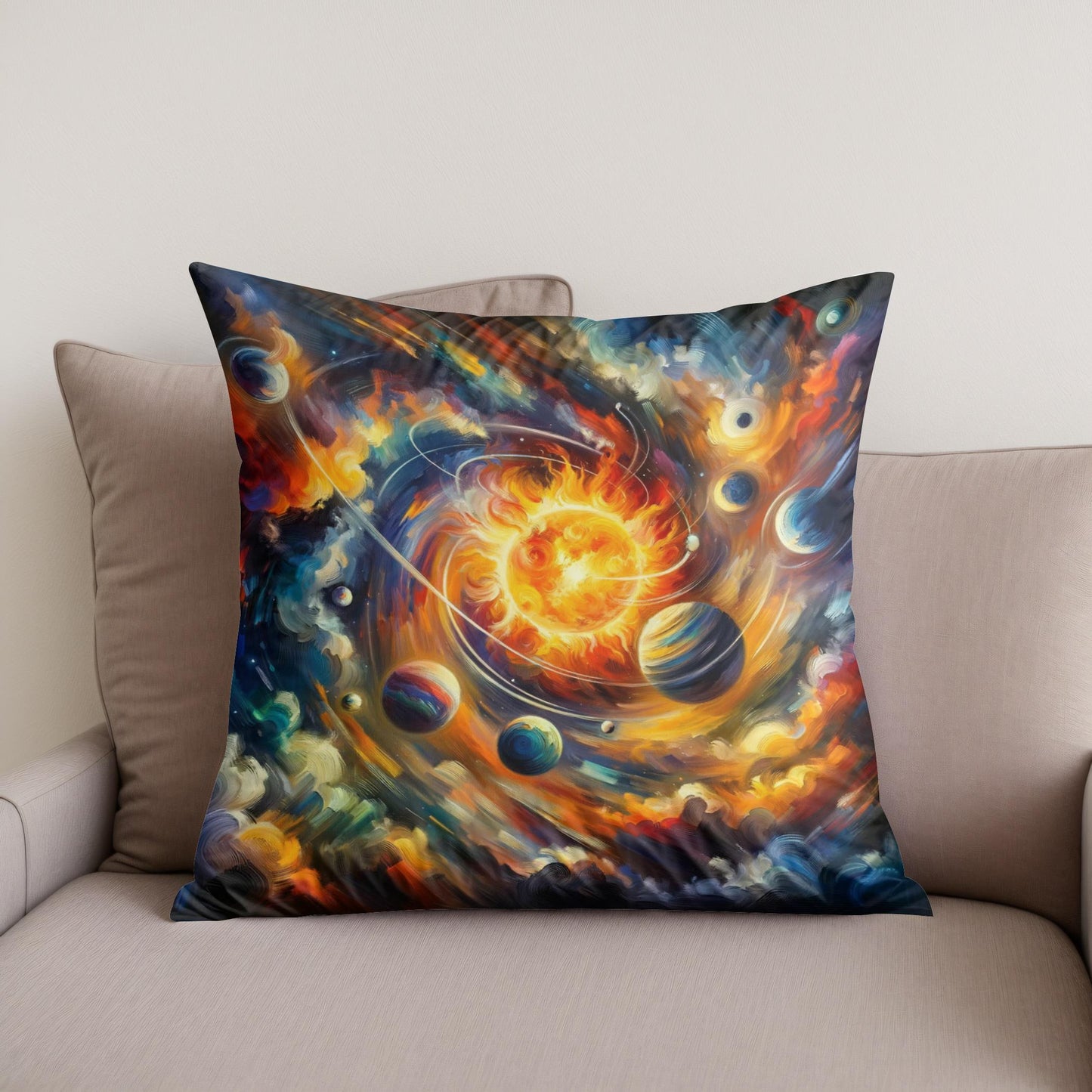 Emotive Cosmos Cotton Cushion