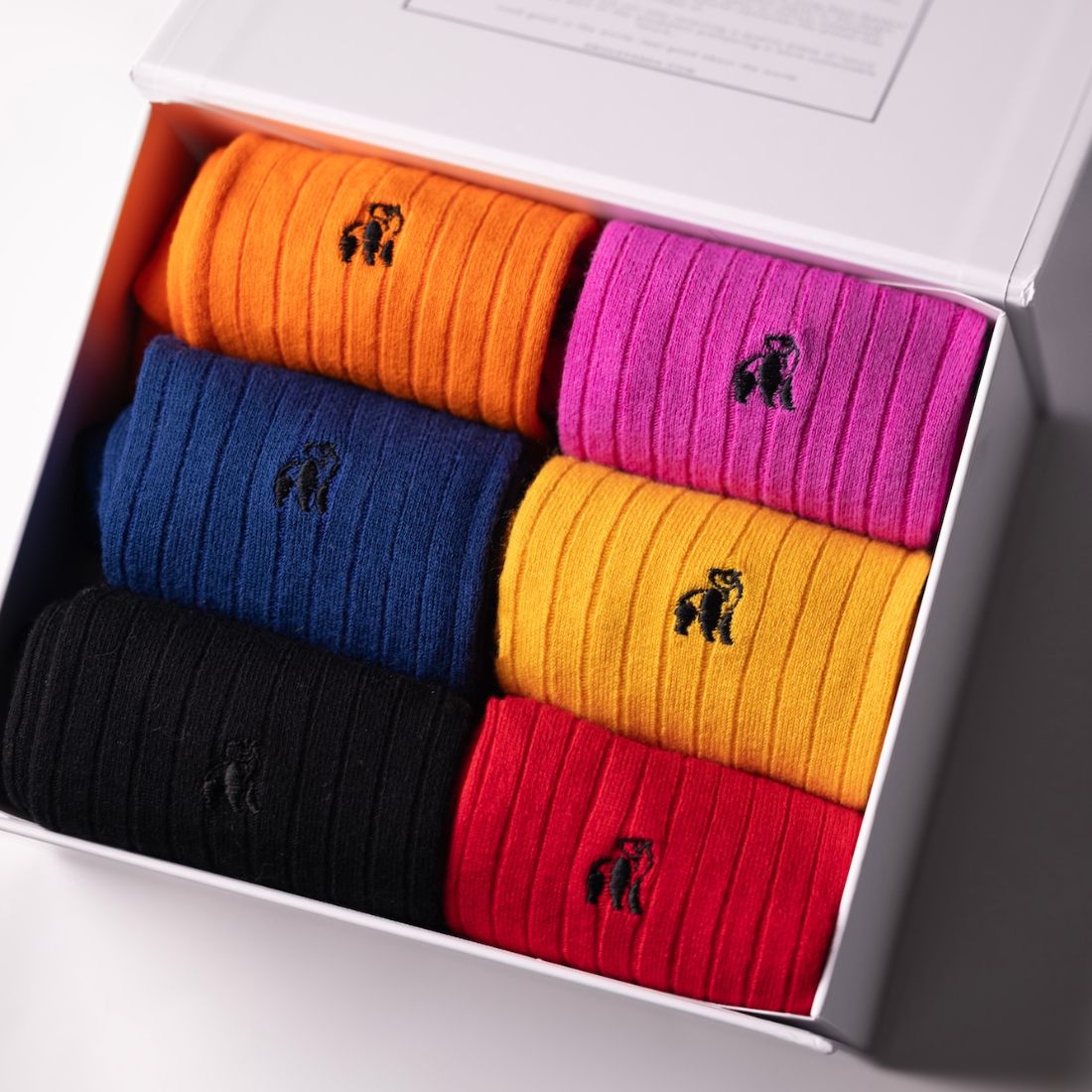 Superior Style Sock Box - 6 Pairs of Bamboo Socks (His)