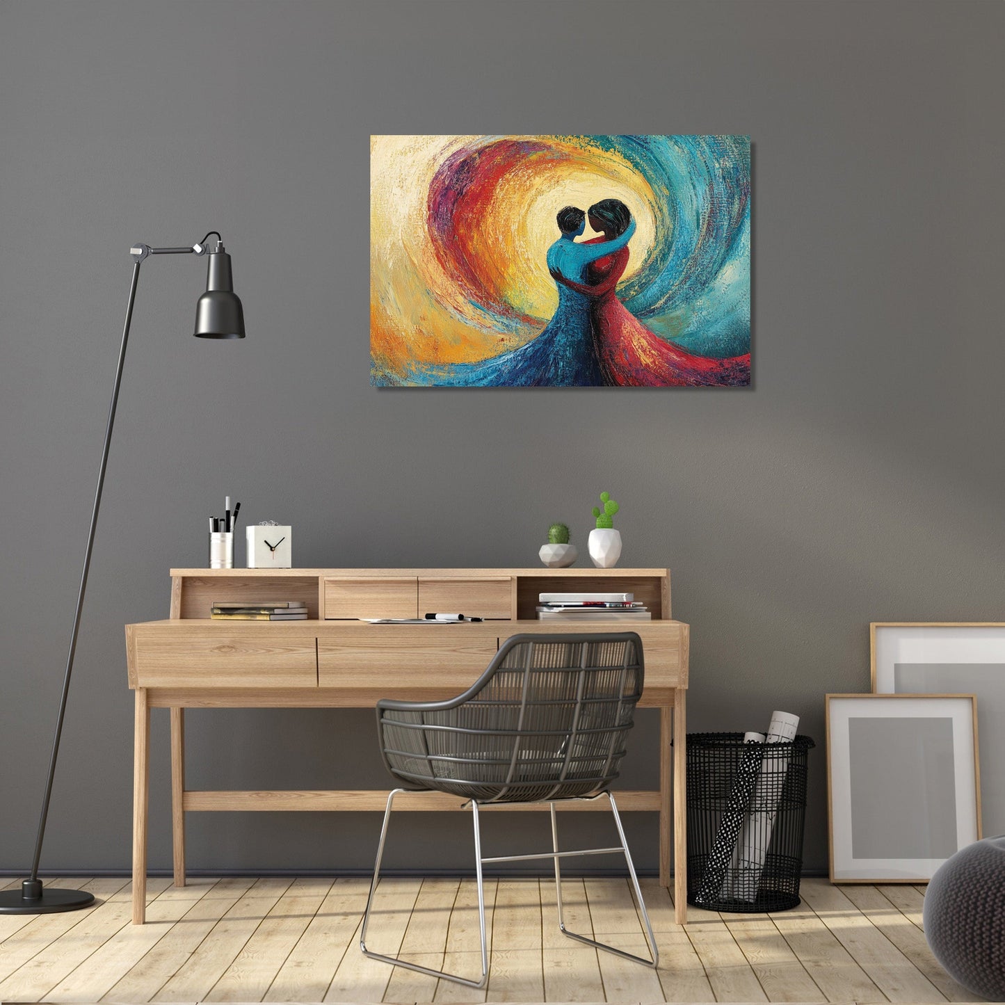 Love's Fluid Embrace Canvas