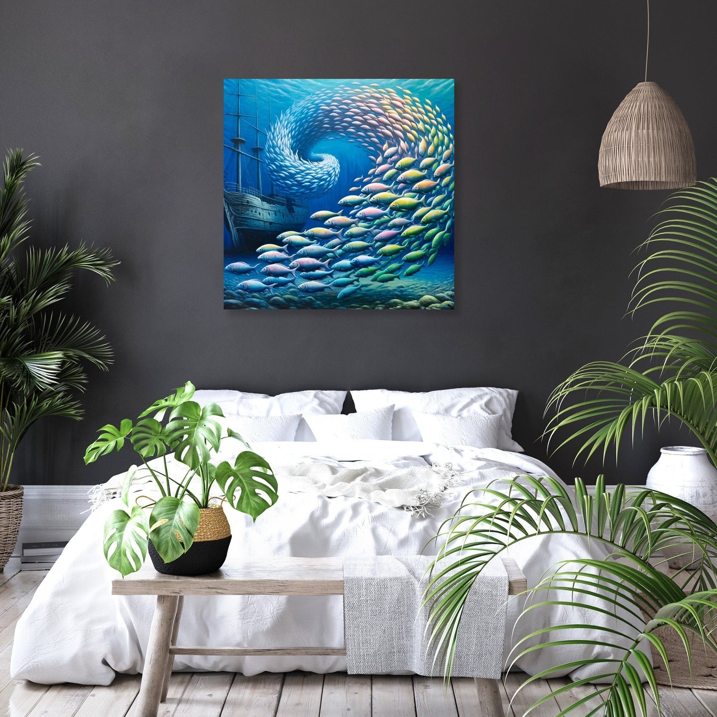 Aquatic Symphony Canvas