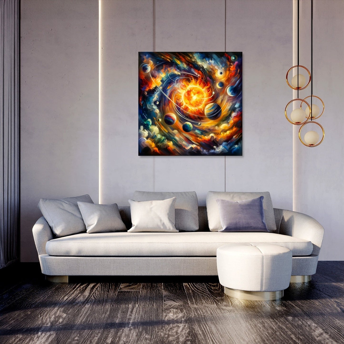 Emotive Cosmos Canvas