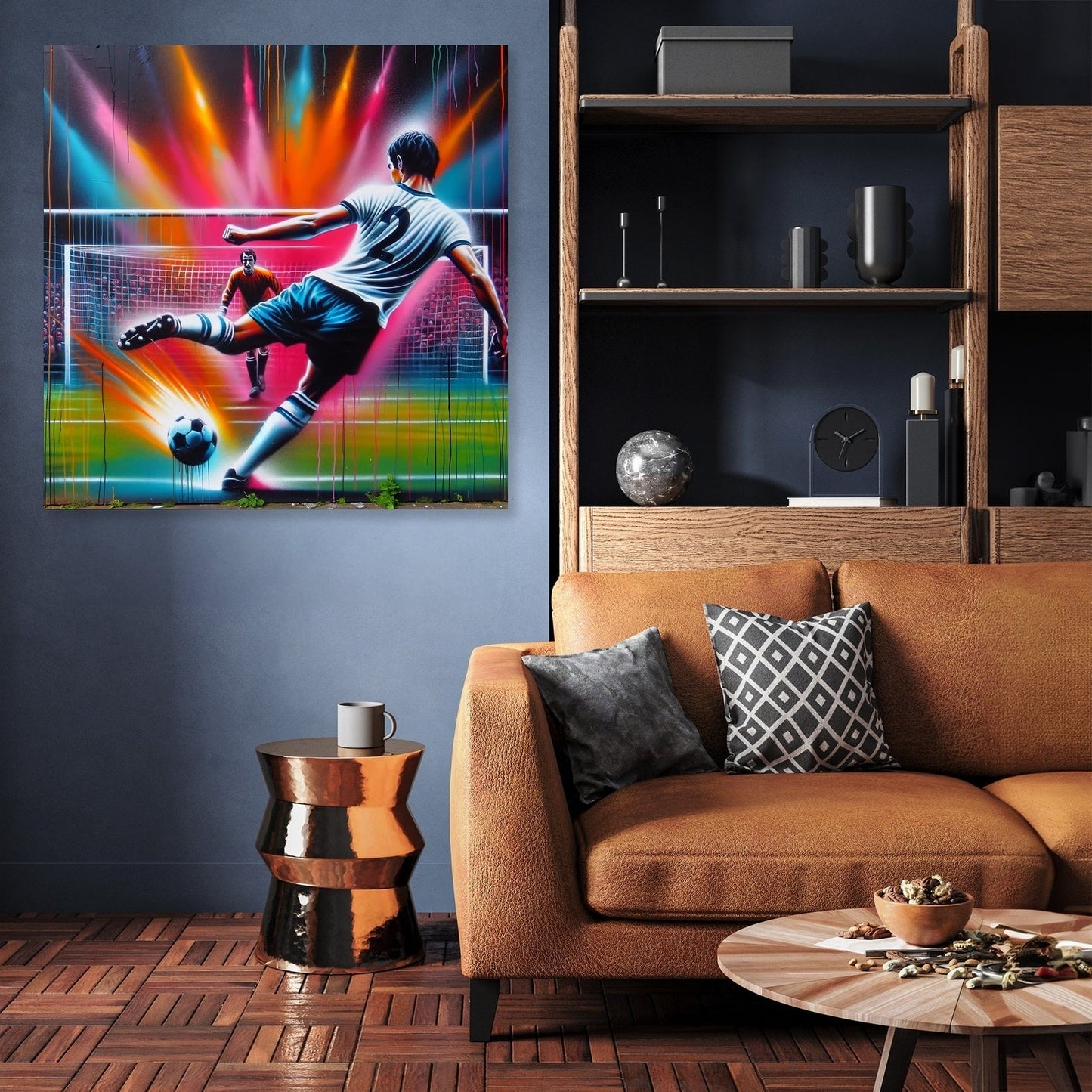 Free Kick Frenzy Canvas