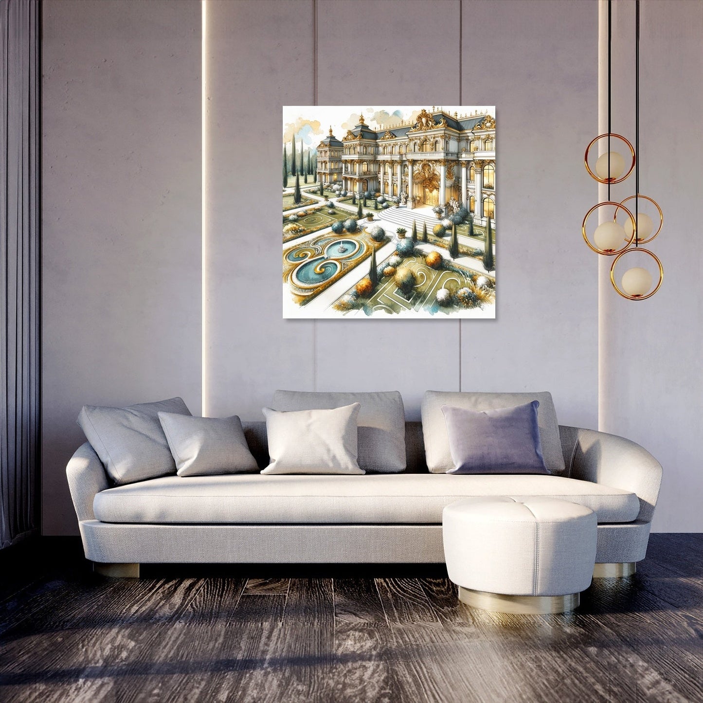 Baroque Minimalist Canvas