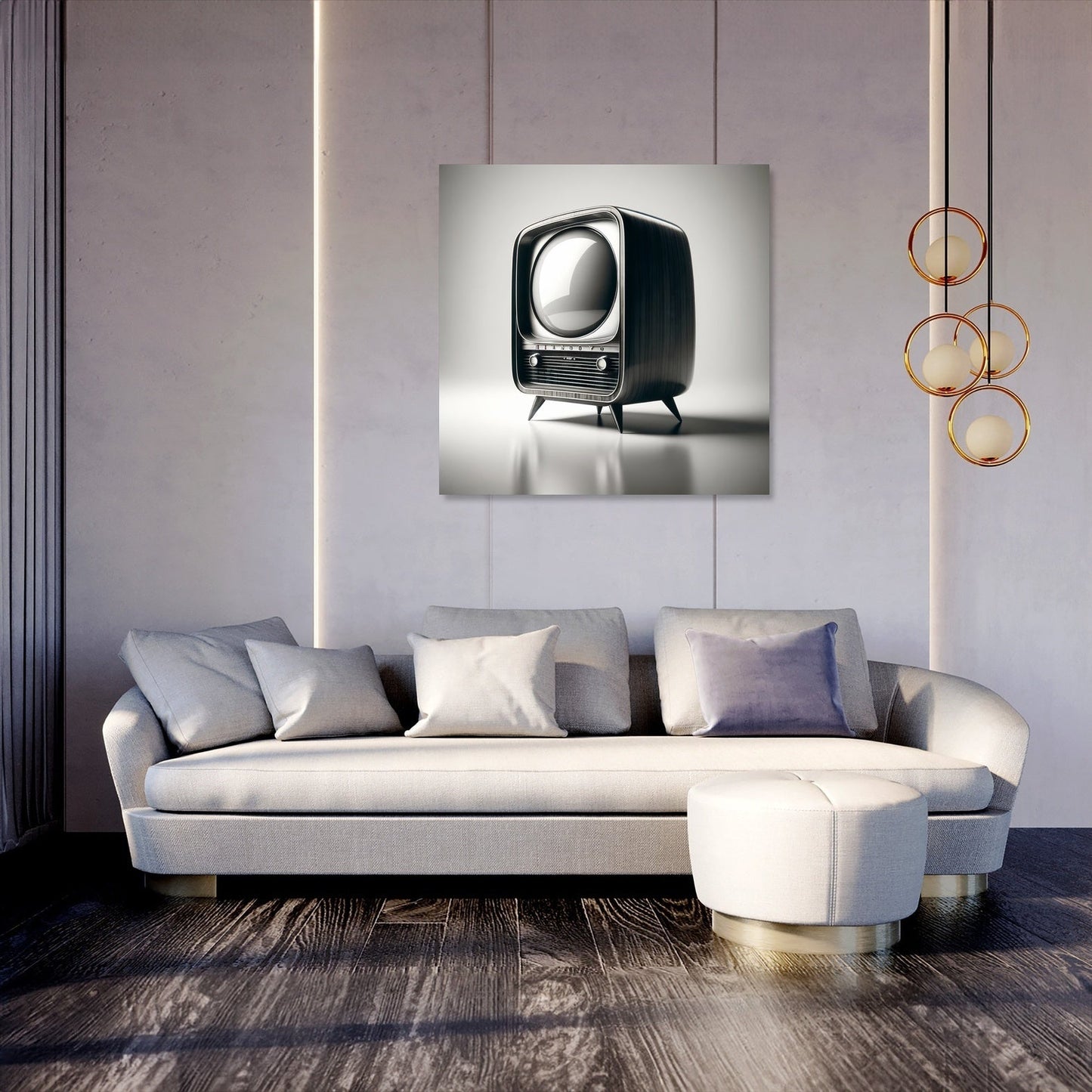 Classic TV Solitude Canvas