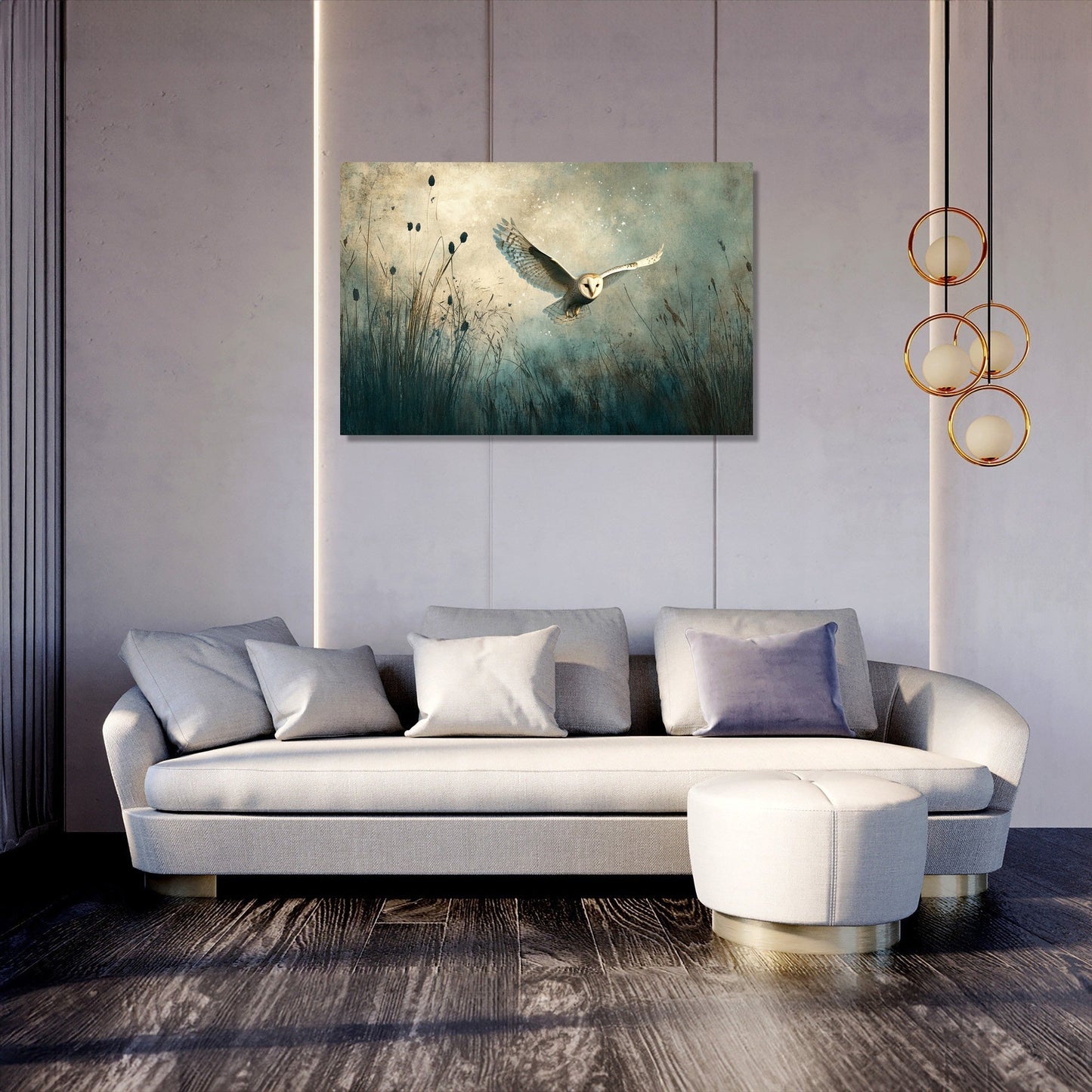 Barn Owl Serenity Canvas