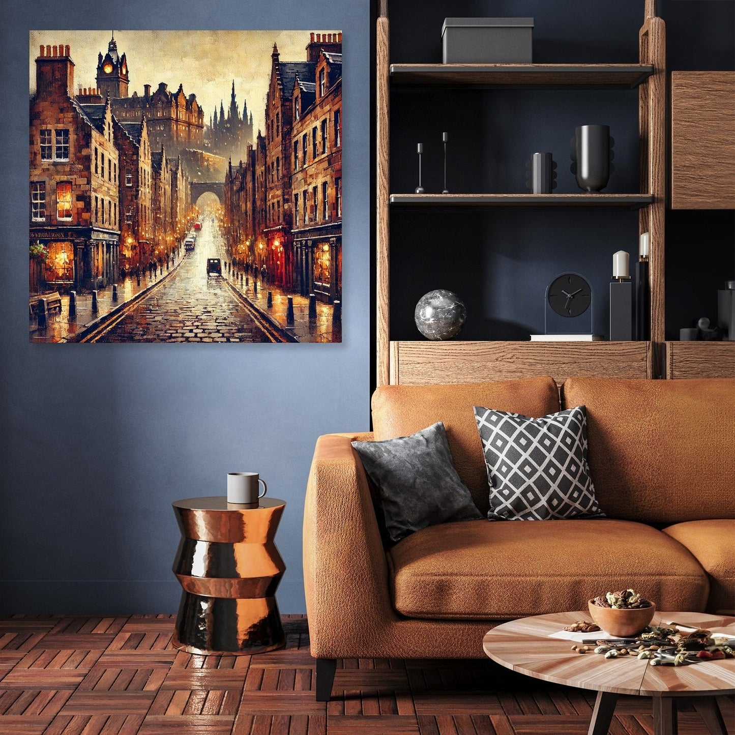 Edinburgh Evening Canvas