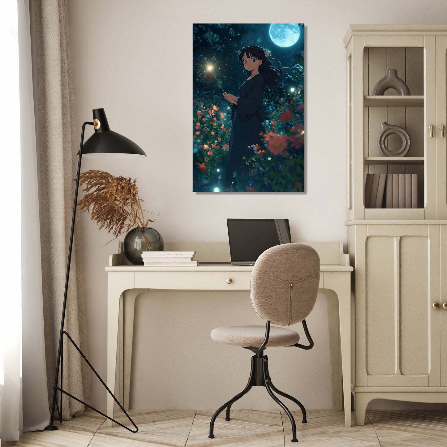 Moonlit Sorceress Canvas
