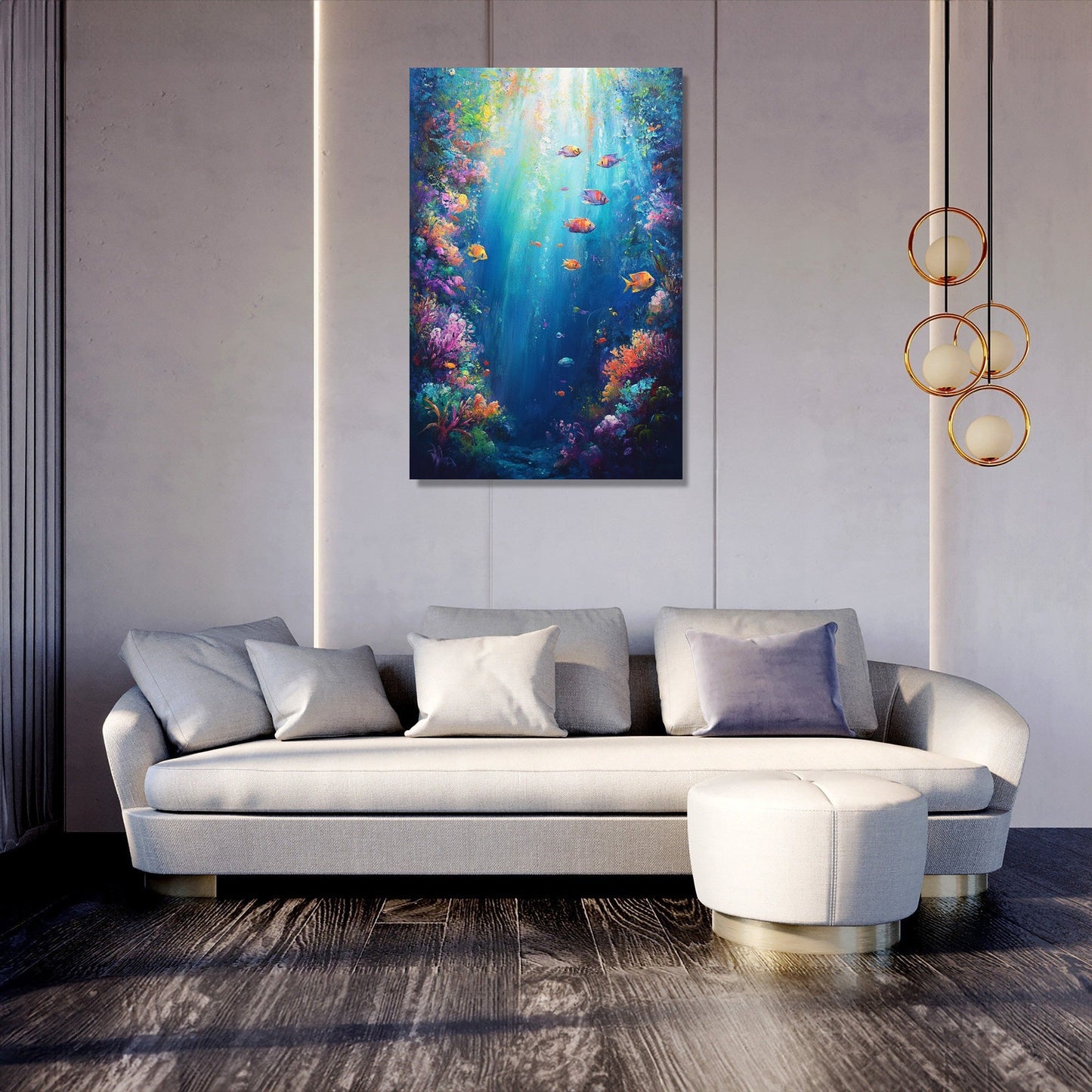 Twilight Reef Mystery Canvas