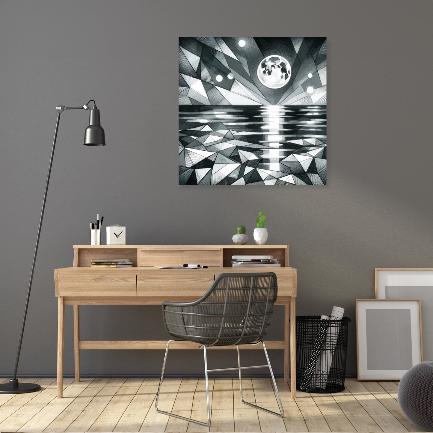 Lunar Reflections Canvas
