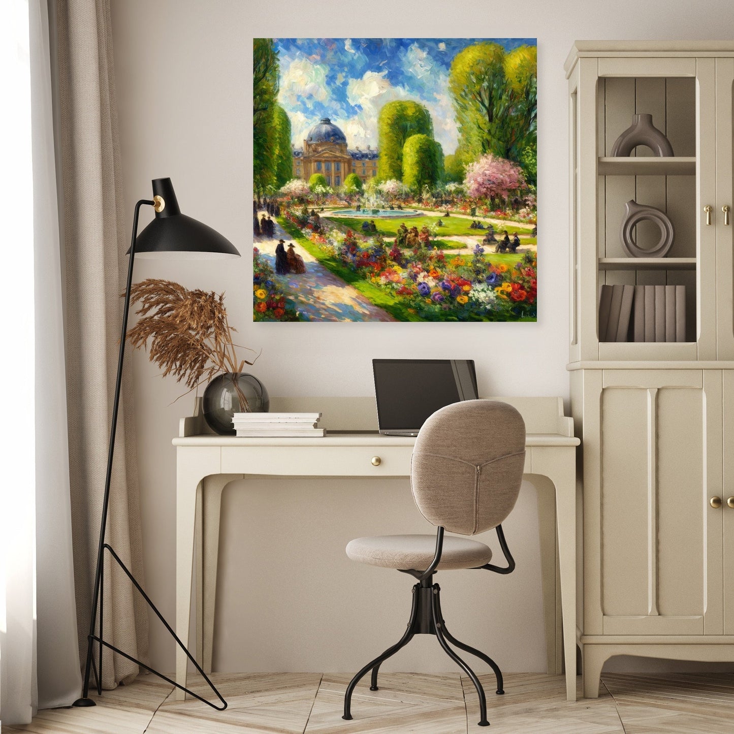 Spring in Paris Jardin des Tuileries Canvas
