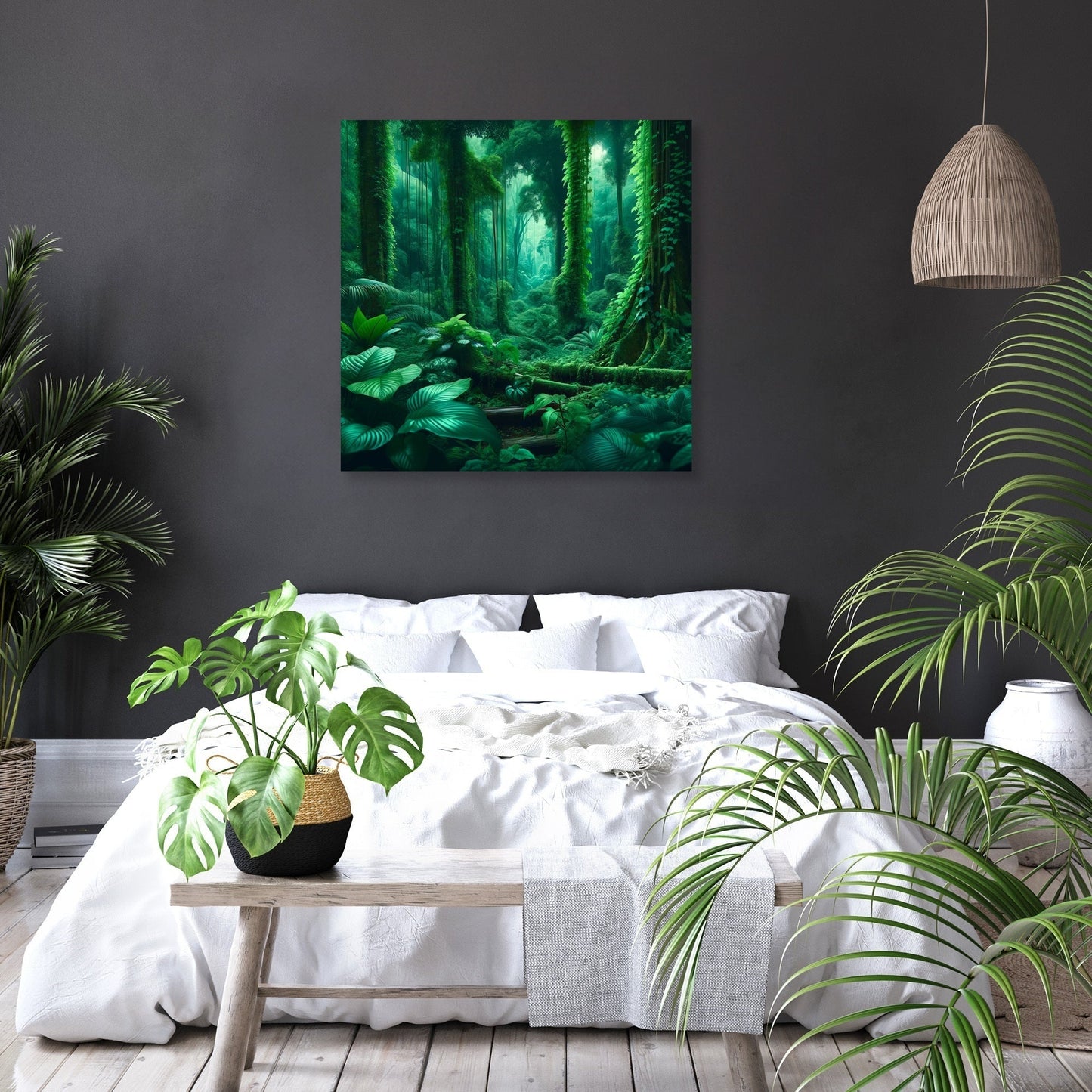 Jade Jungle Canvas