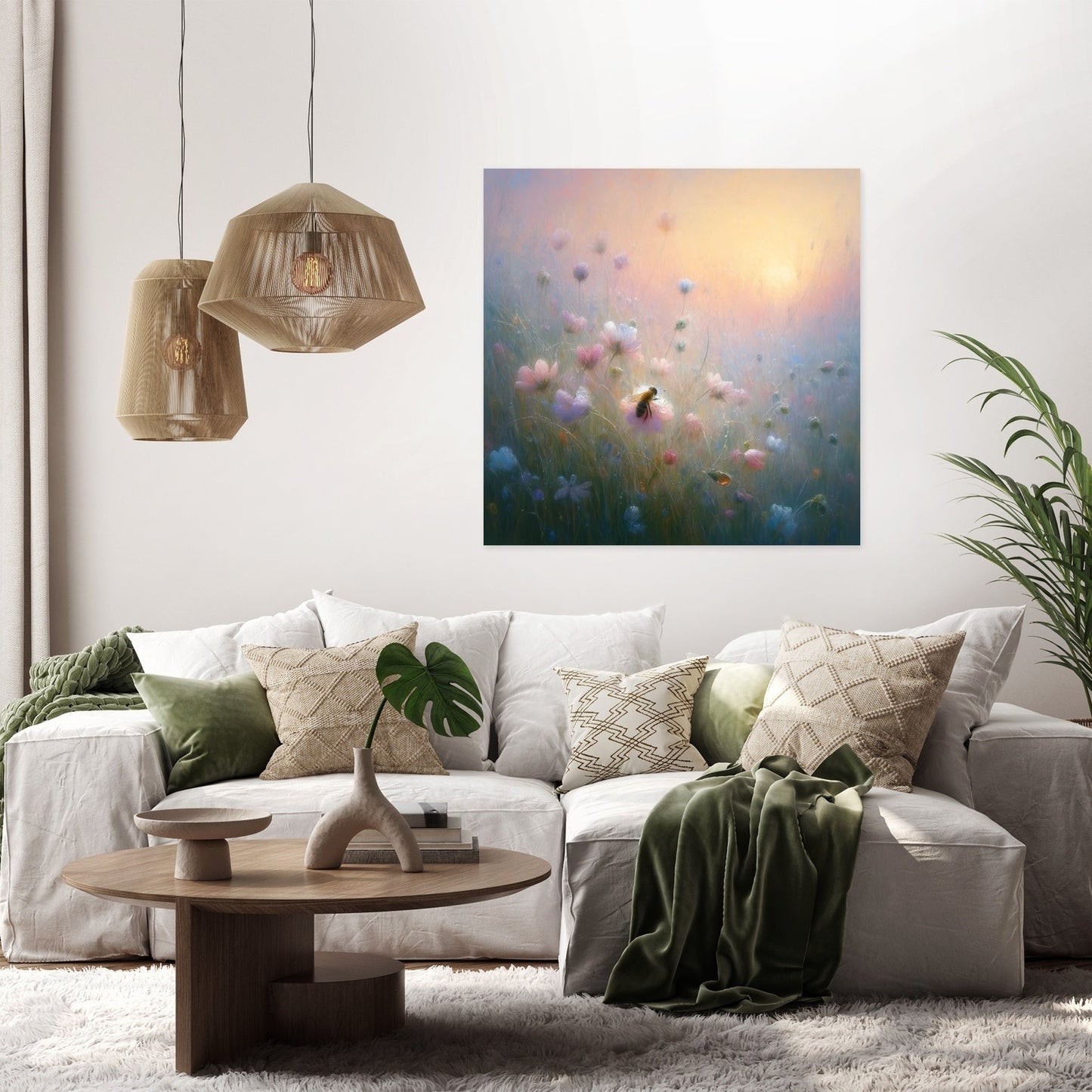 Whispers of the Meadow Bee Canvas