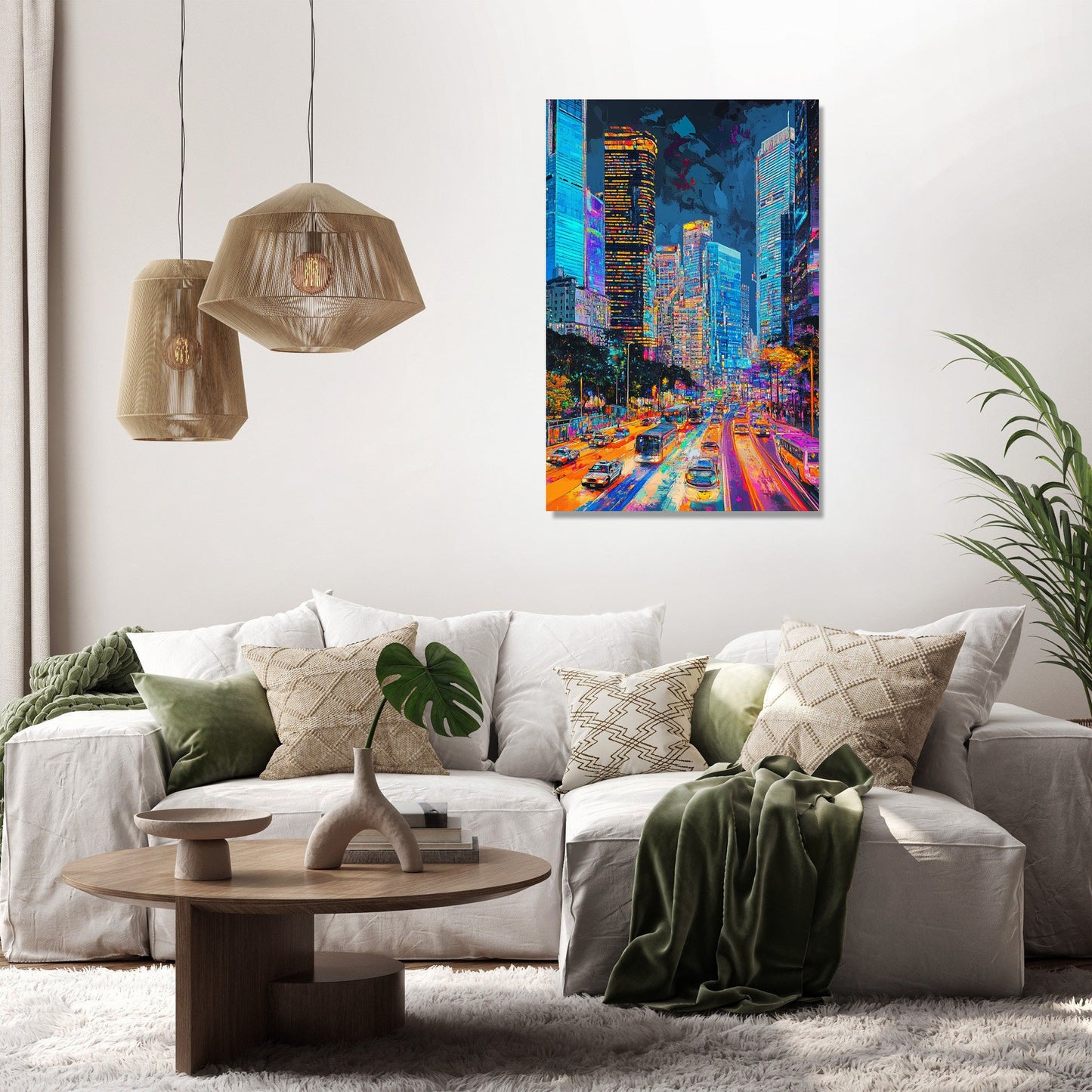 City Lights Canvas