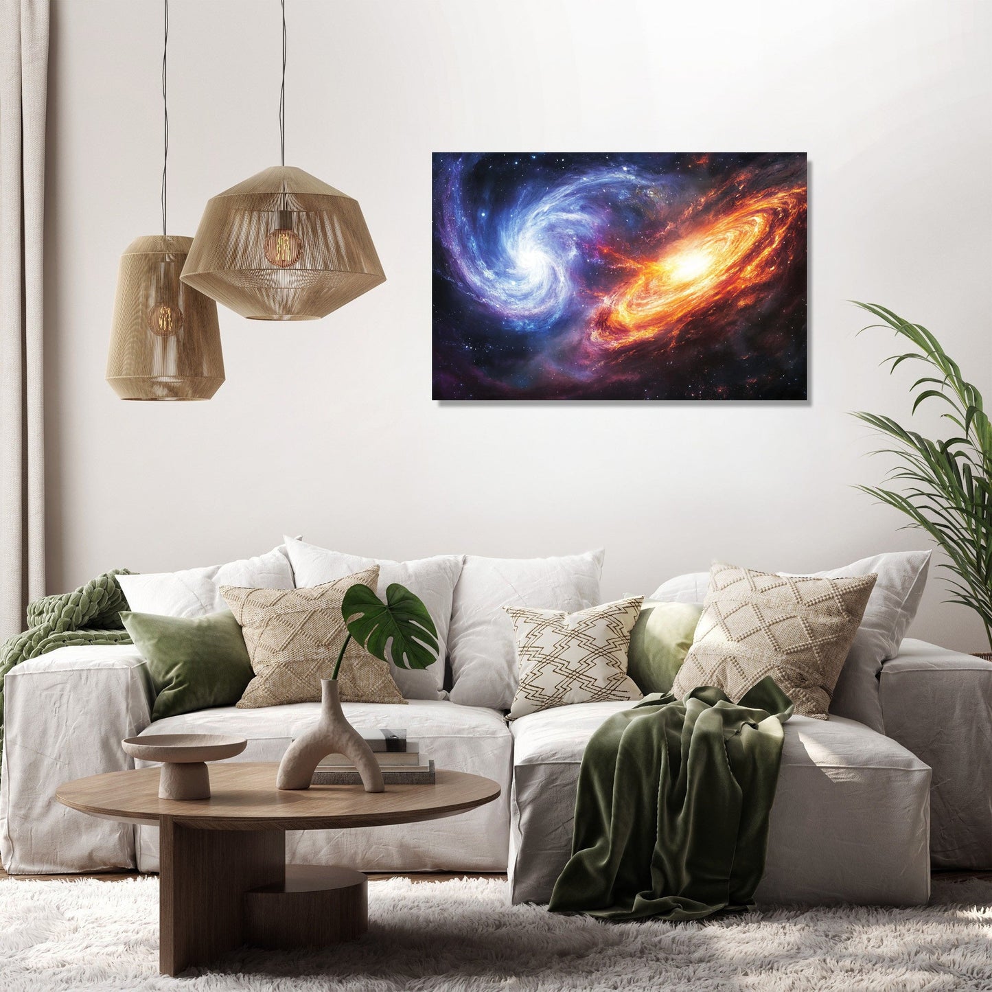 Galactic Collision Canvas