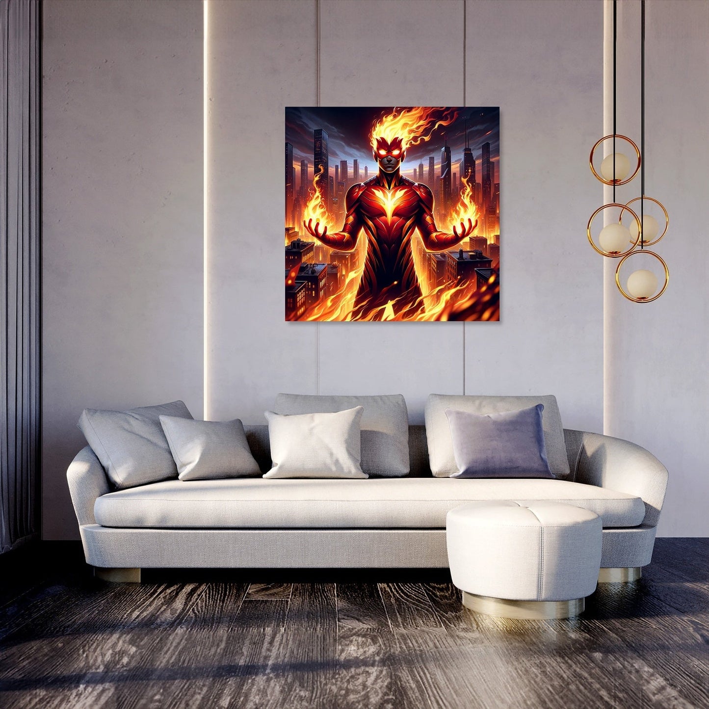 Blaze Guardian Canvas