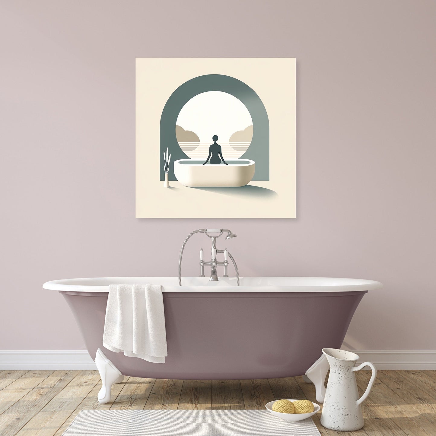 Serene Soak Canvas
