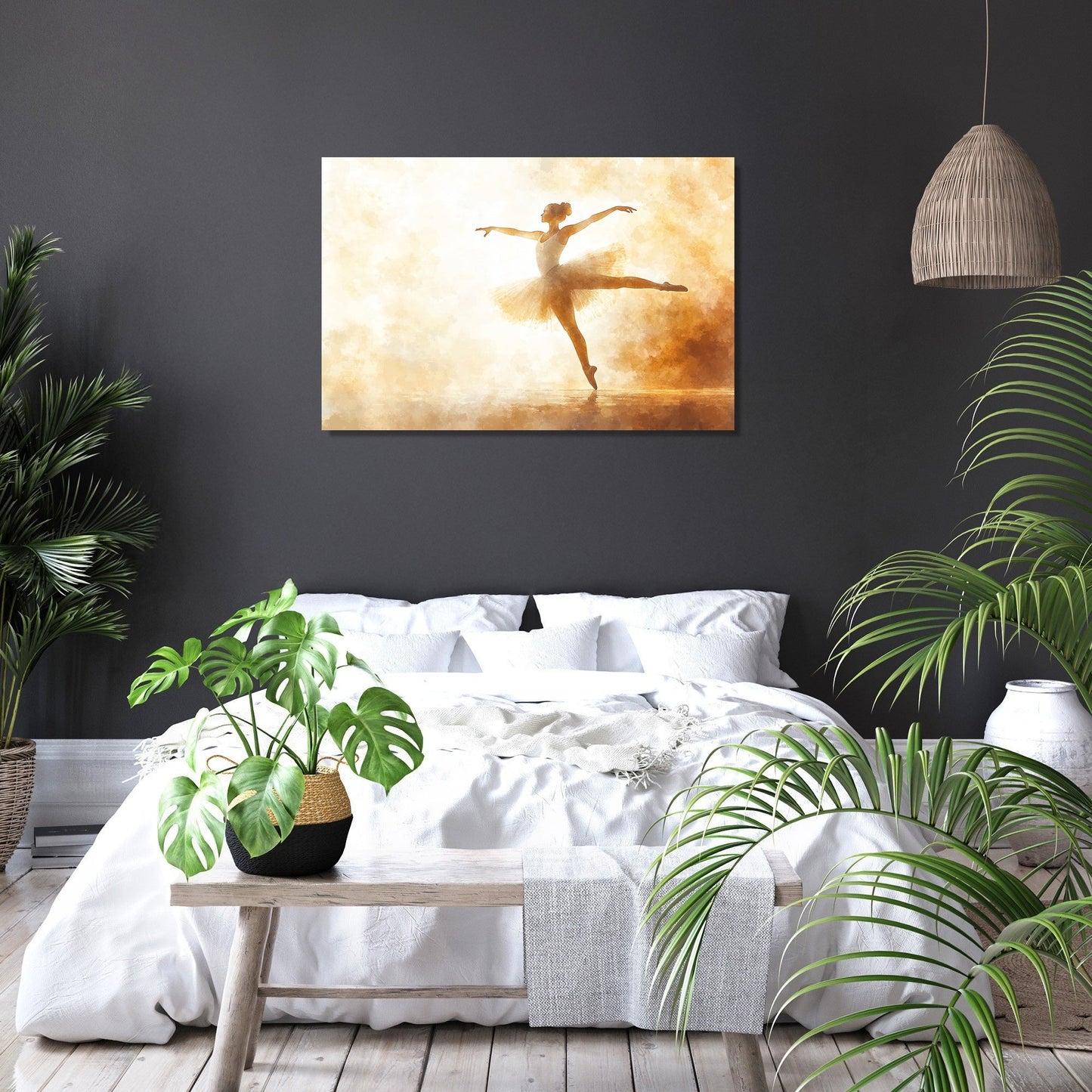 Nostalgic Ballerina Canvas