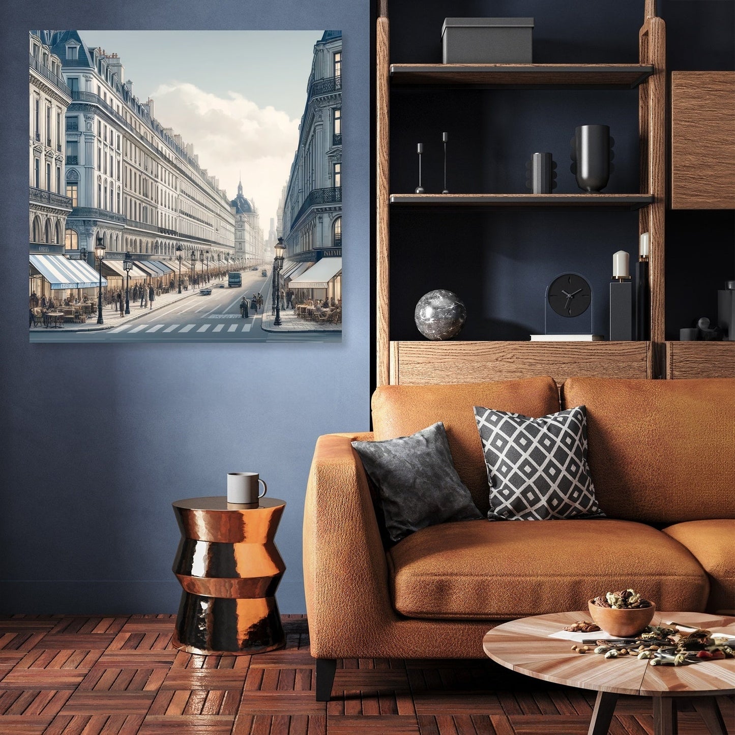 Rue de Rivoli Paris Canvas