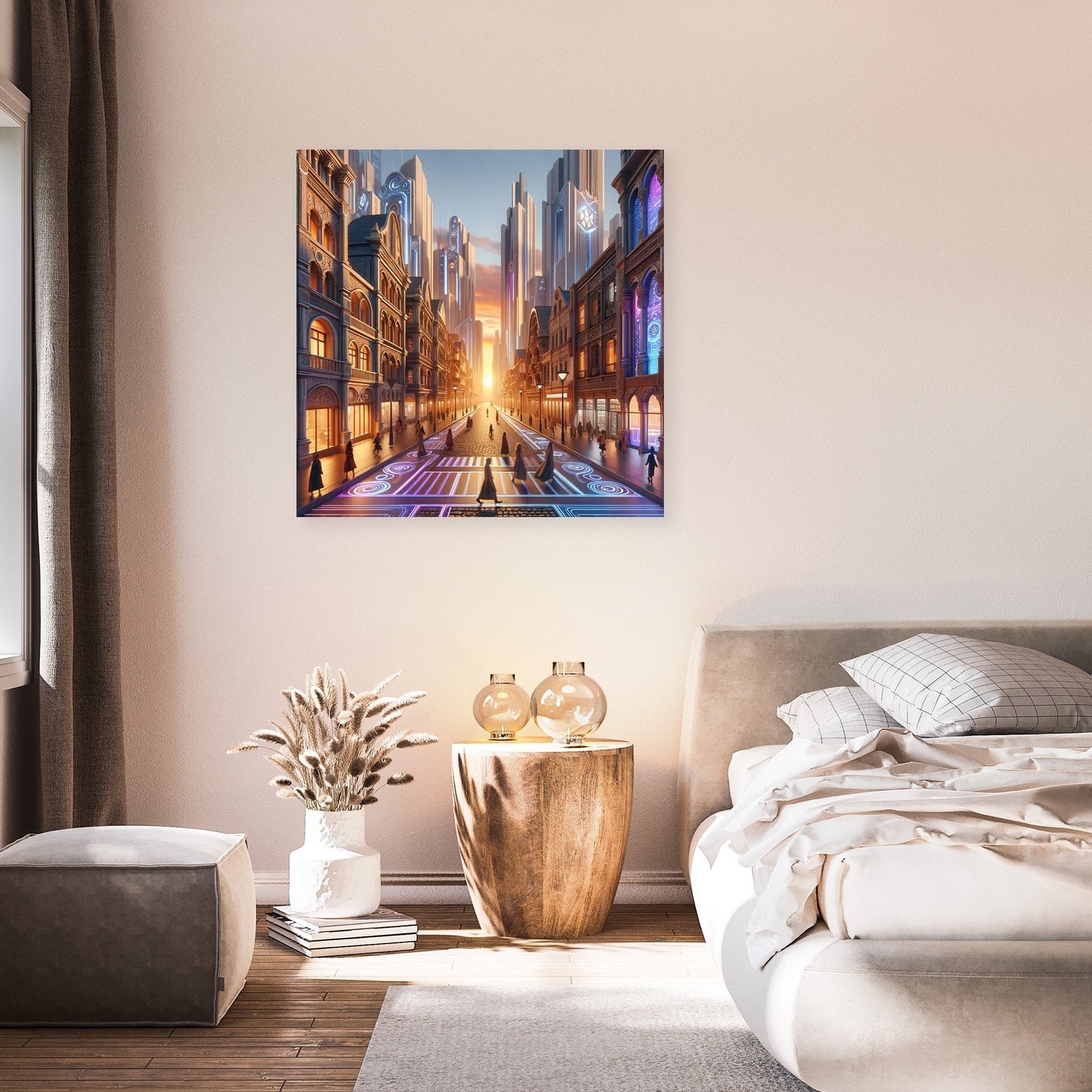 Dusk Fusion Boulevard Canvas