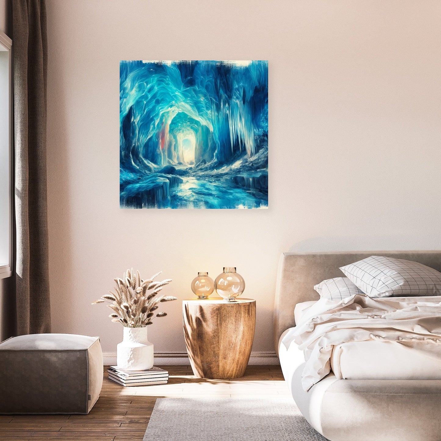 Ice Cave Wonders Canvas