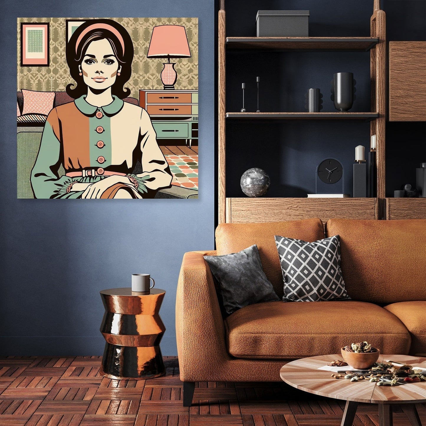 Retro Harmony Canvas