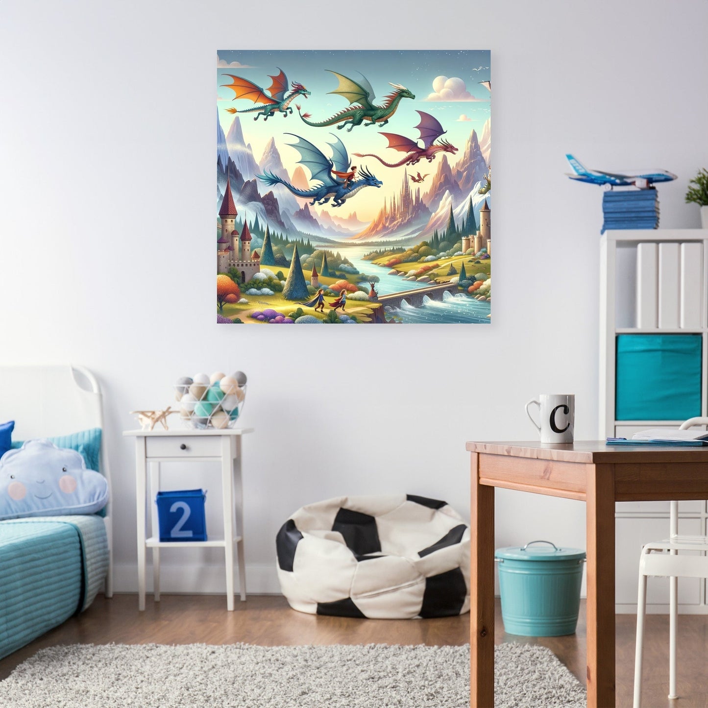 Dragon Riders Canvas