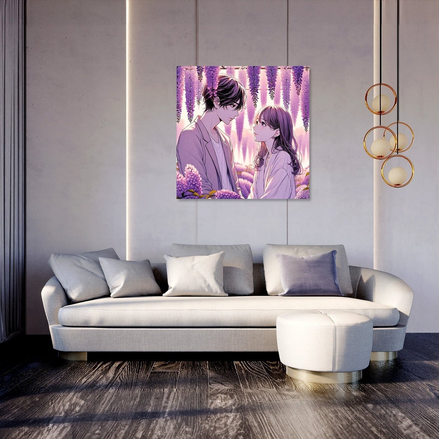 Wisteria Lane Romance Canvas