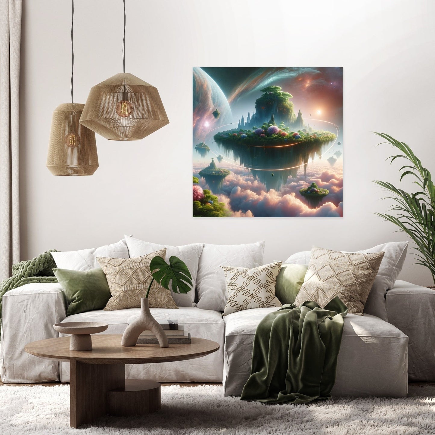 Floating Oasis Canvas