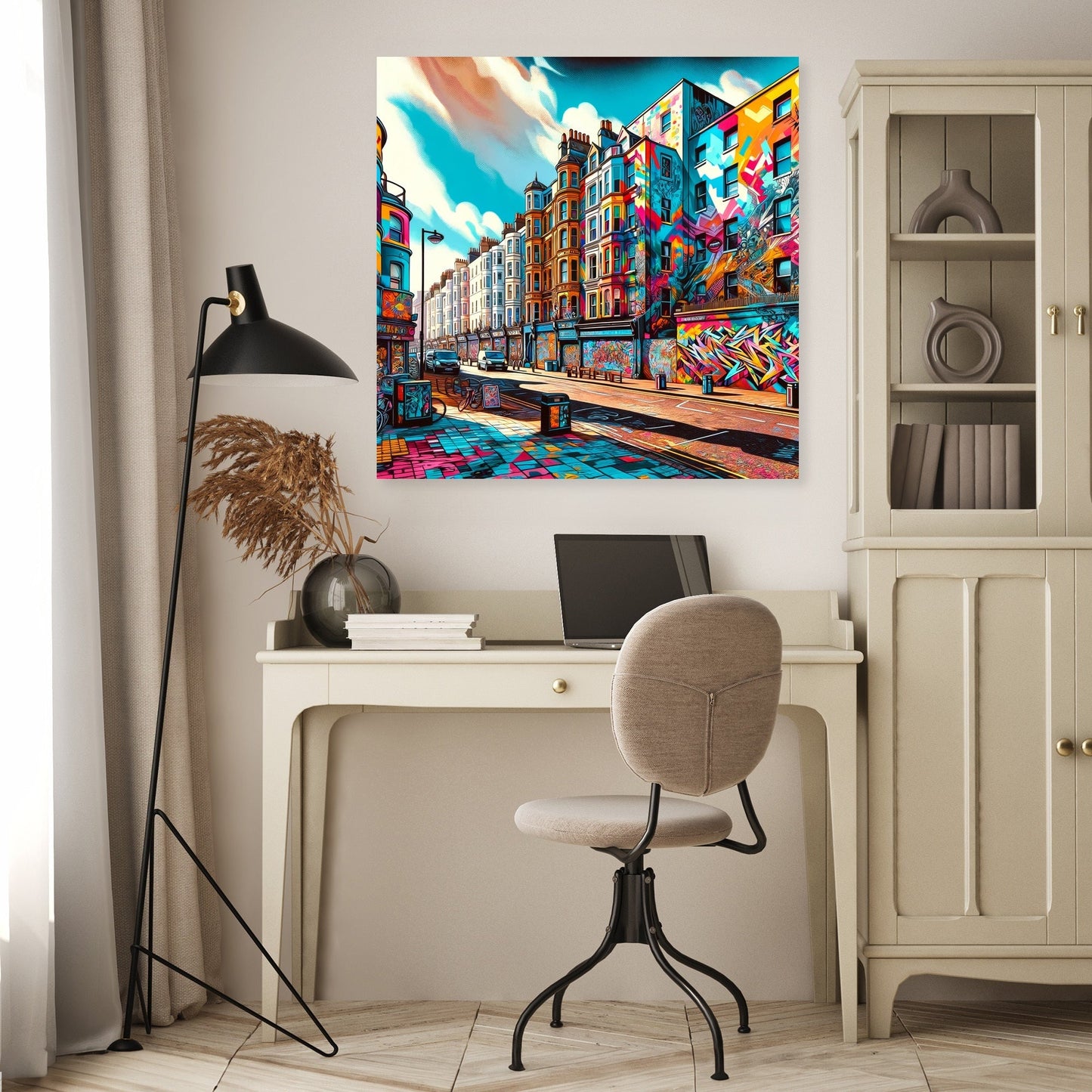 Brighton Street Art Canvas