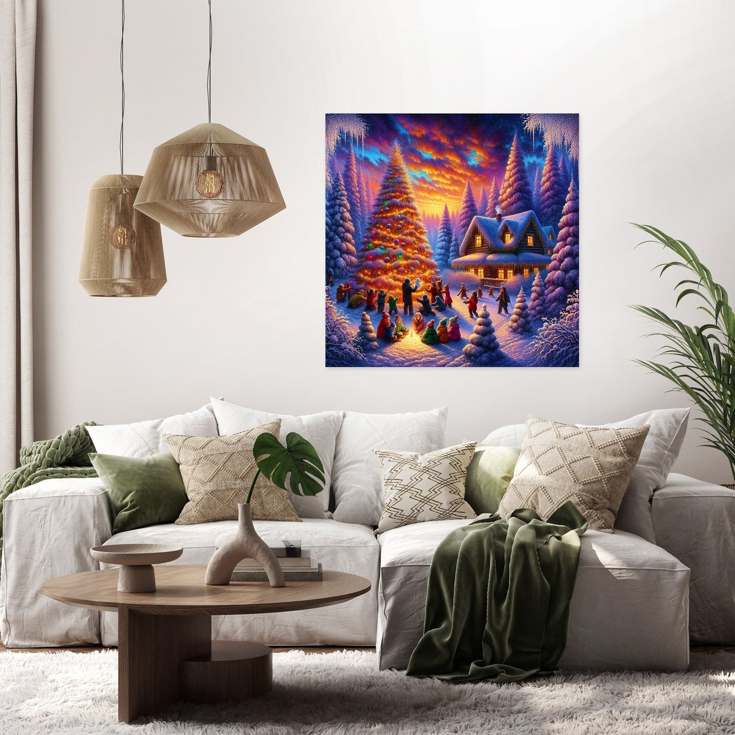 Winter Wonderland Whimsy Canvas