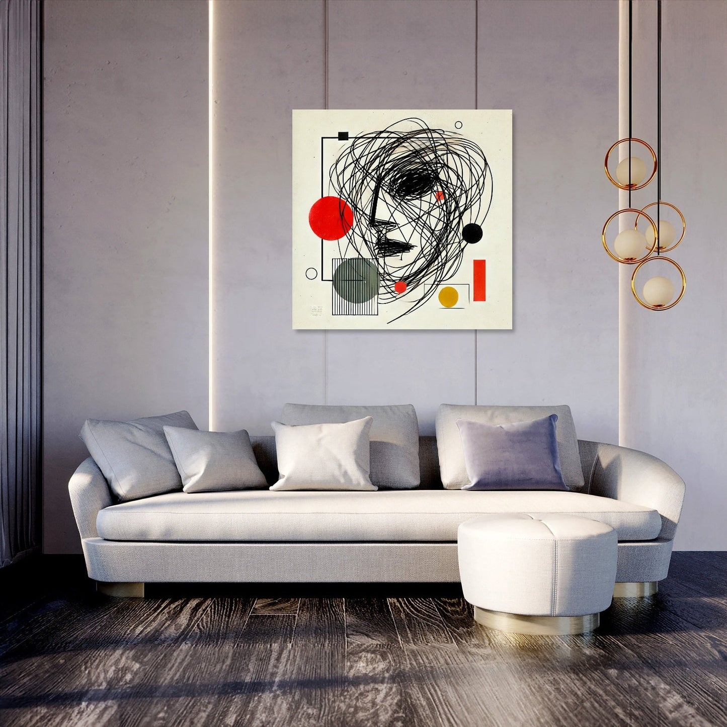Scribble Symphony Canvas