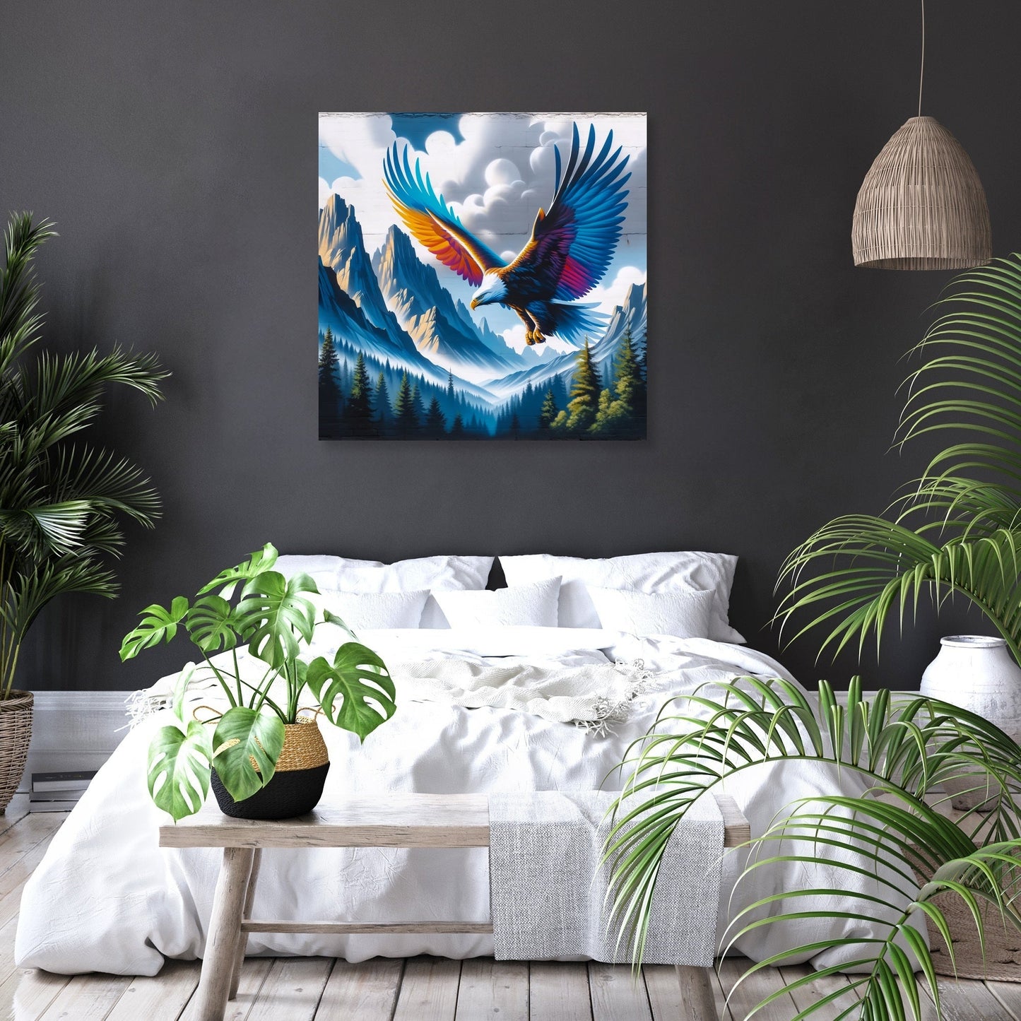 Majestic Soaring Eagle Canvas