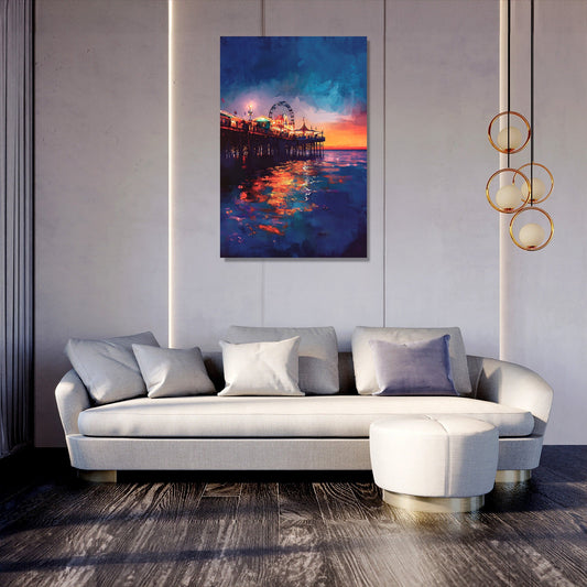 Brighton Pier Twilight Canvas