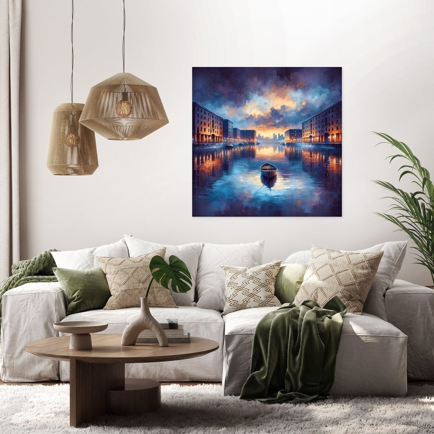 Liverpool's Albert Dock Reverie Canvas