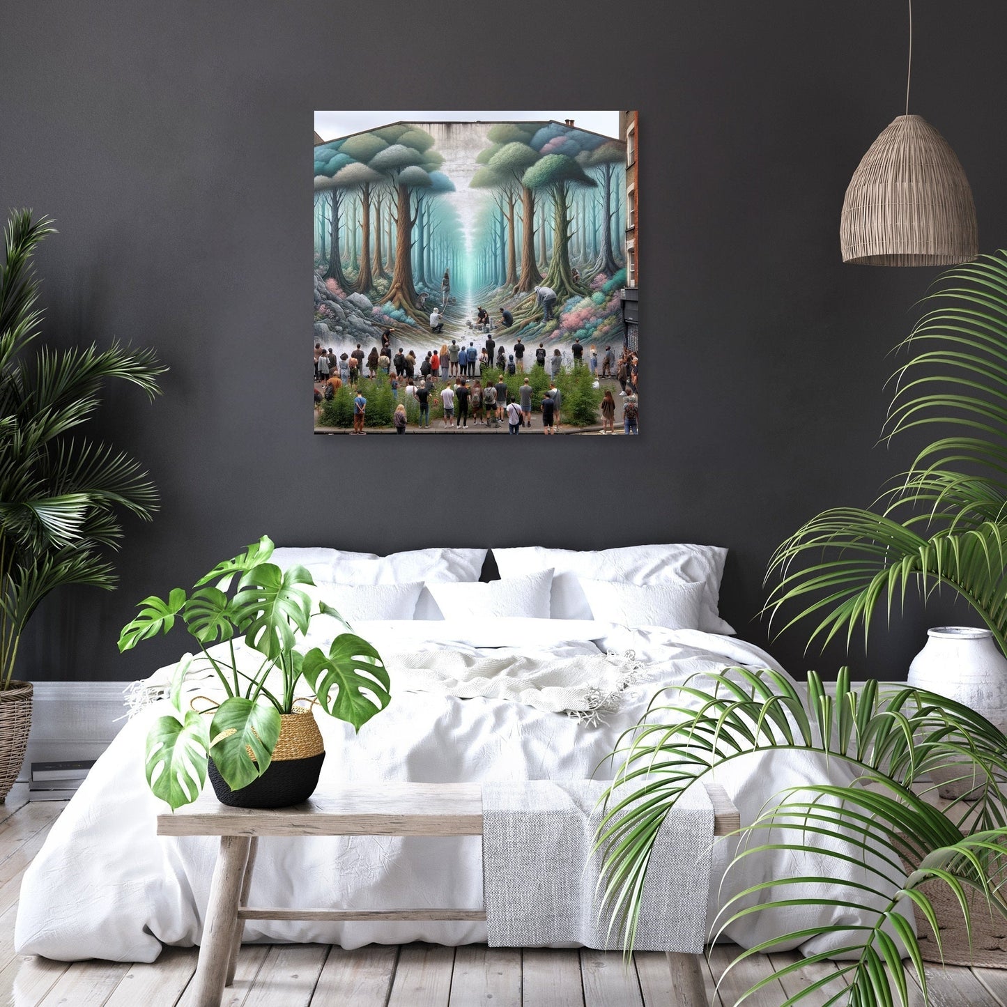 Forest Mural Oasis Canvas