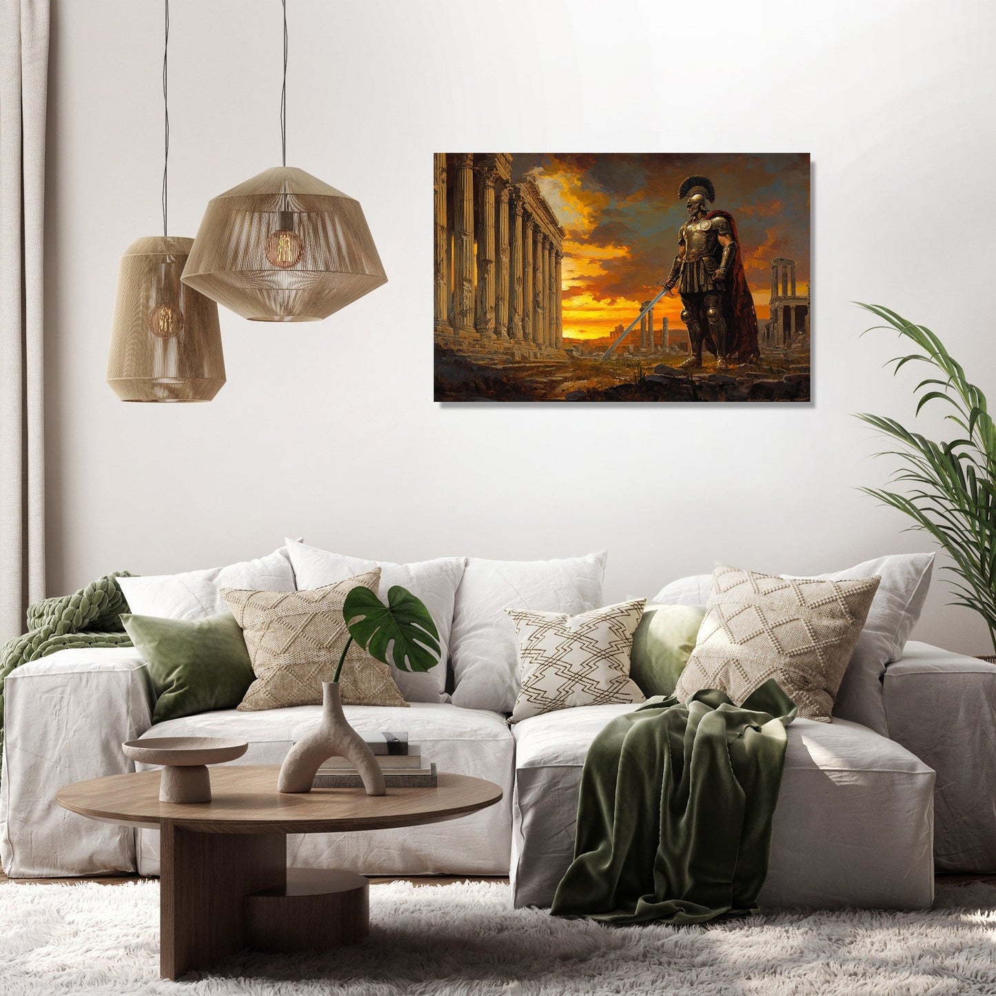 Warrior's Triumph Canvas