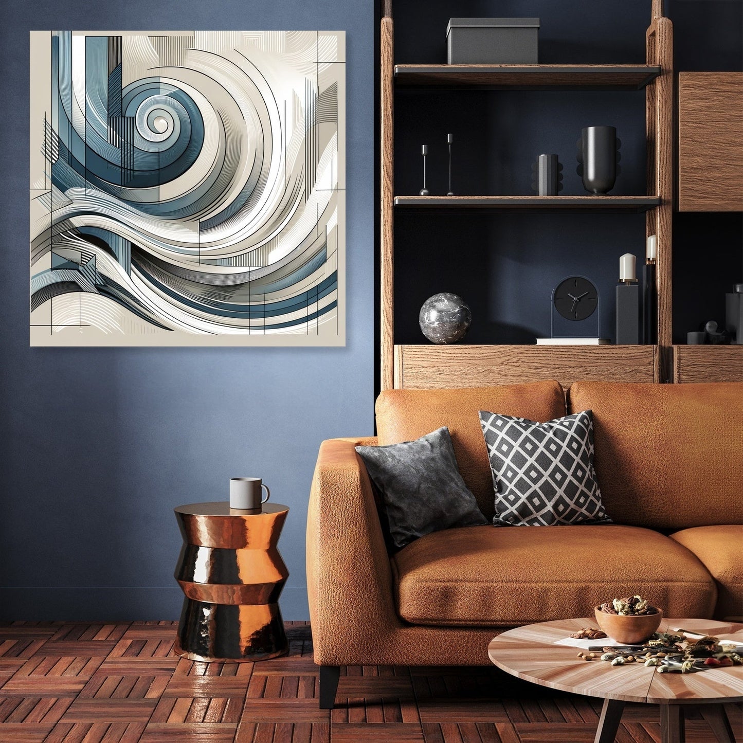 Dynamic Swirls Canvas