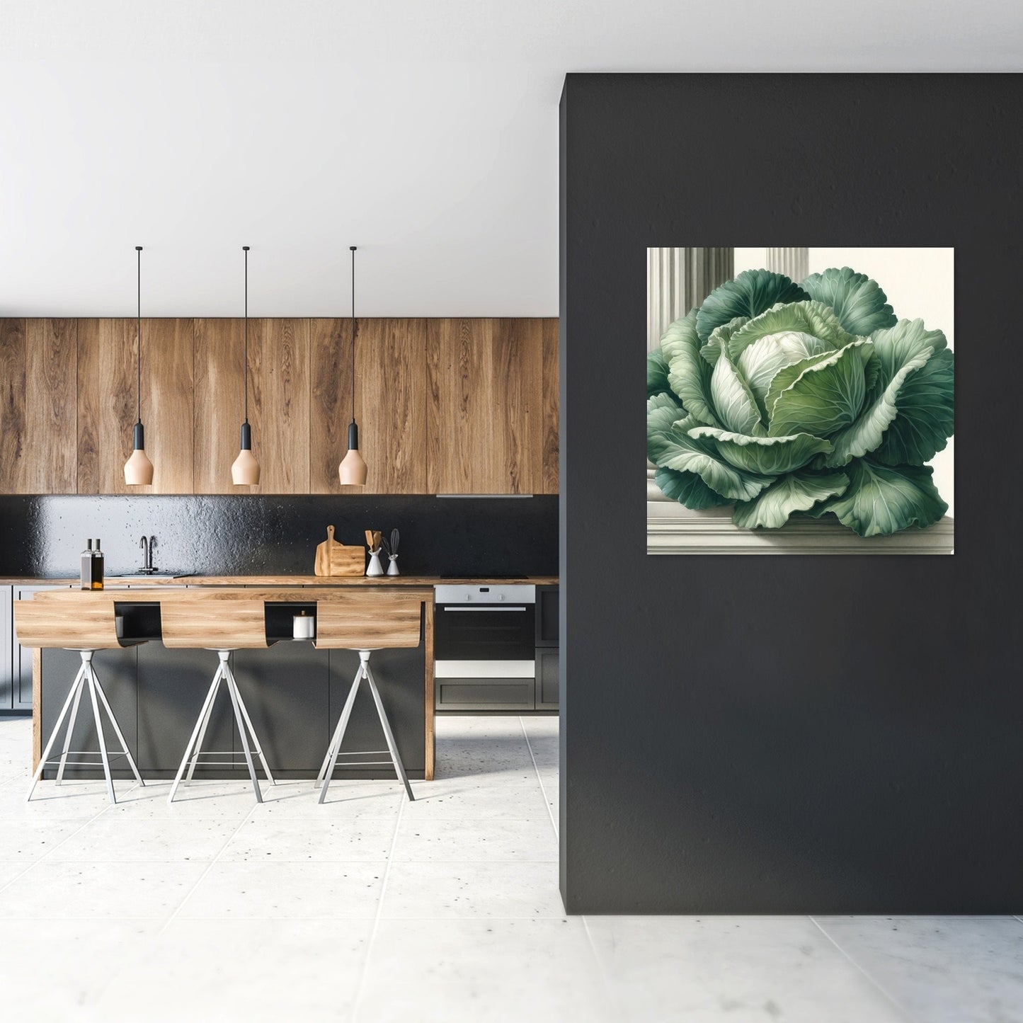 Classic Cabbage Cluster Canvas
