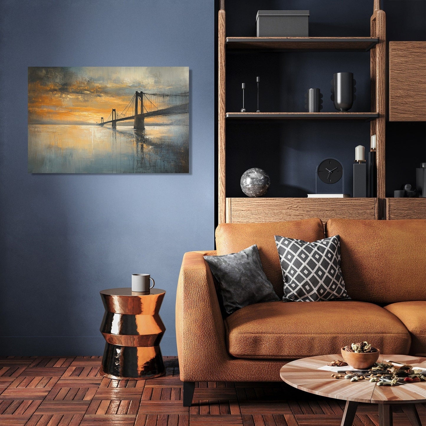 Humber Bridge Dawn Canvas