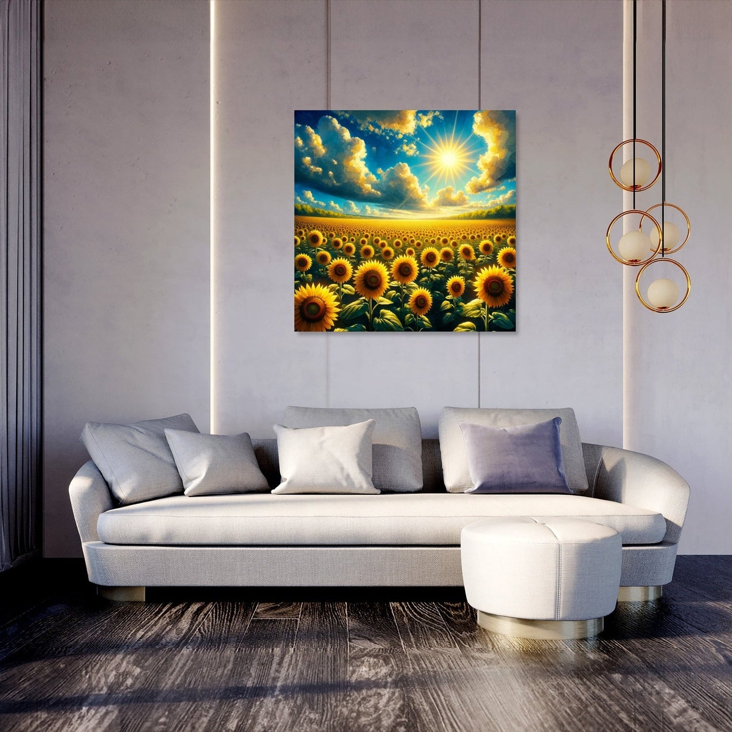 Vibrant Sunflower Glory Canvas