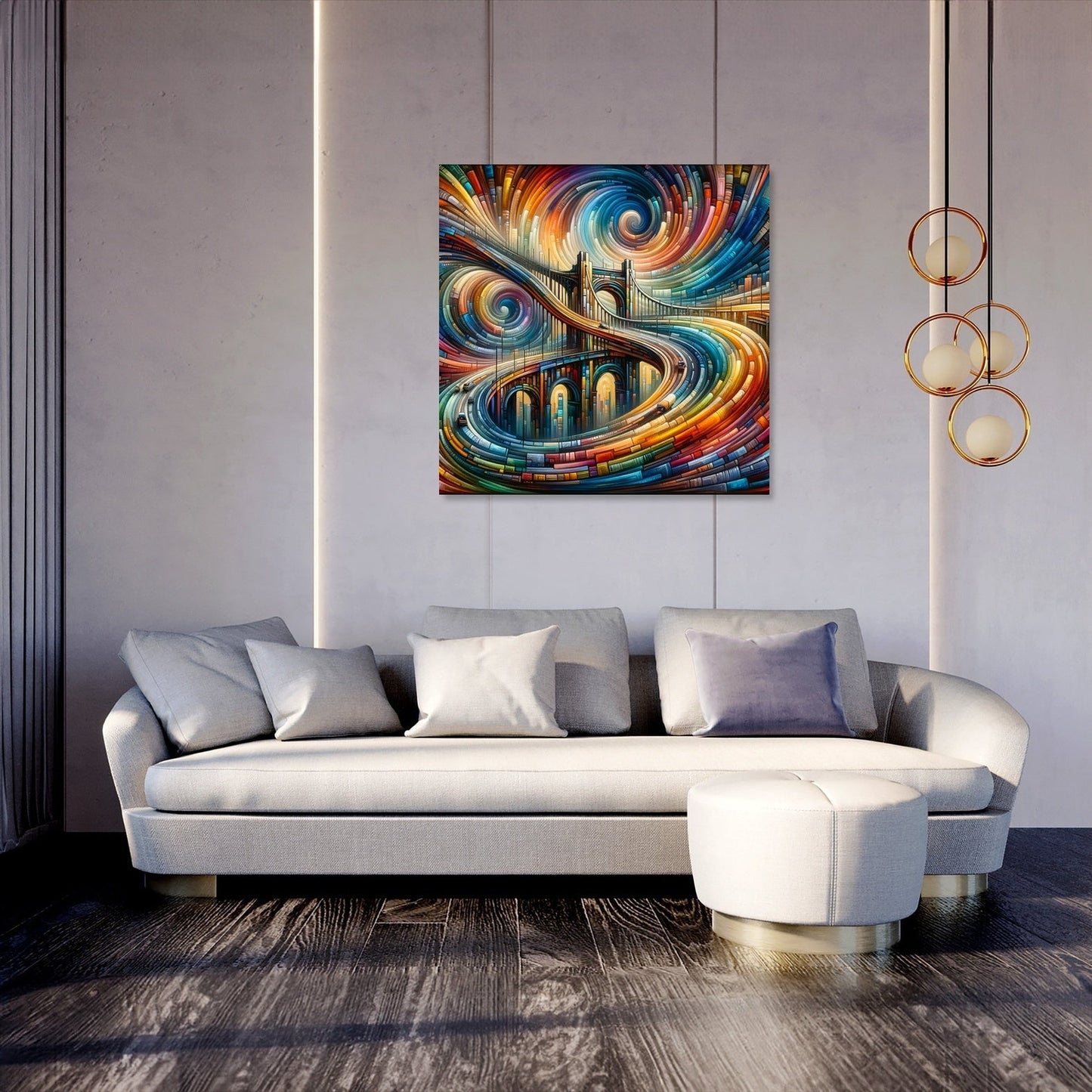 Timeless Bridge Spectrum Canvas