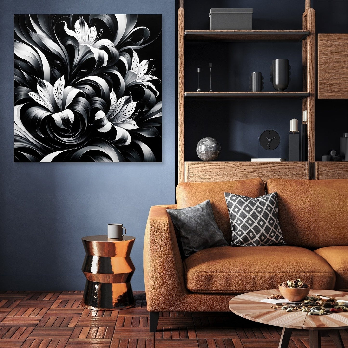 Flowing Alstroemeria Canvas