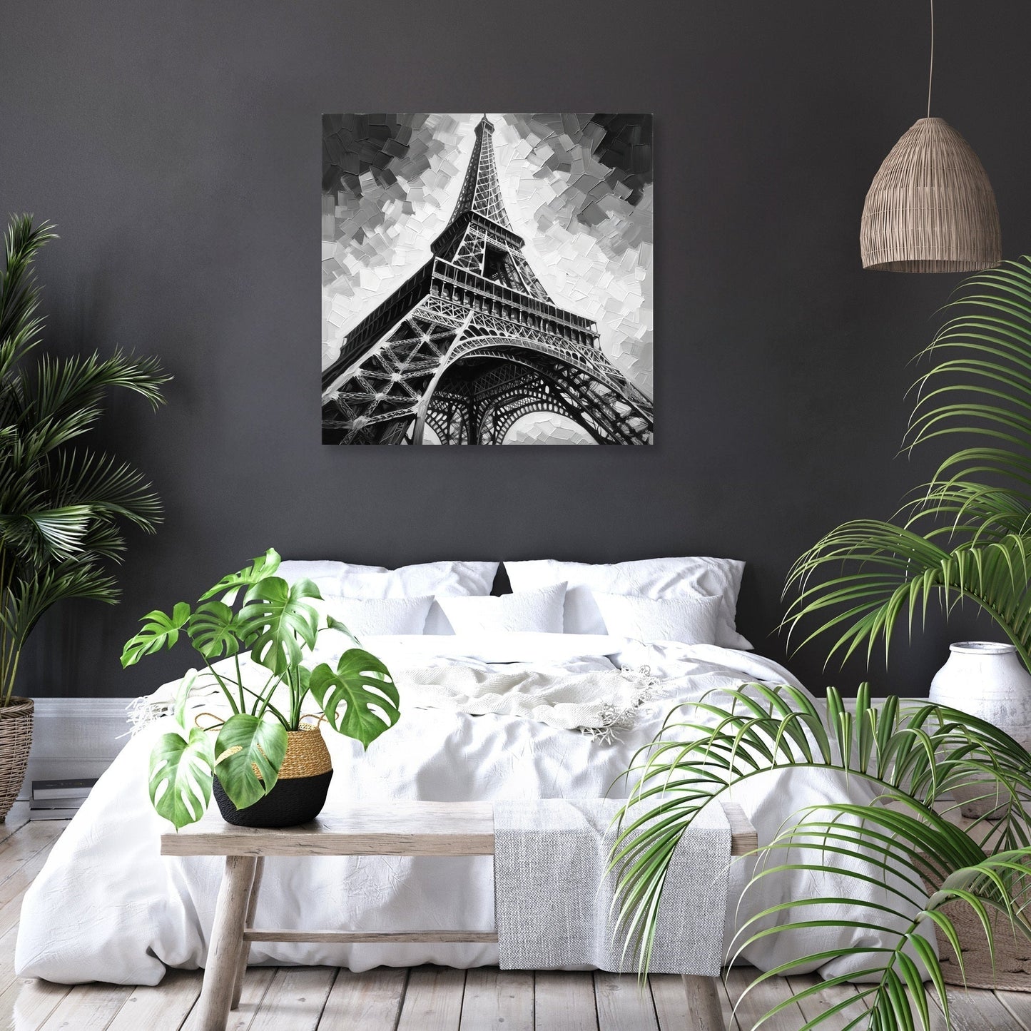 Mystique of Paris Eiffel Tower Canvas
