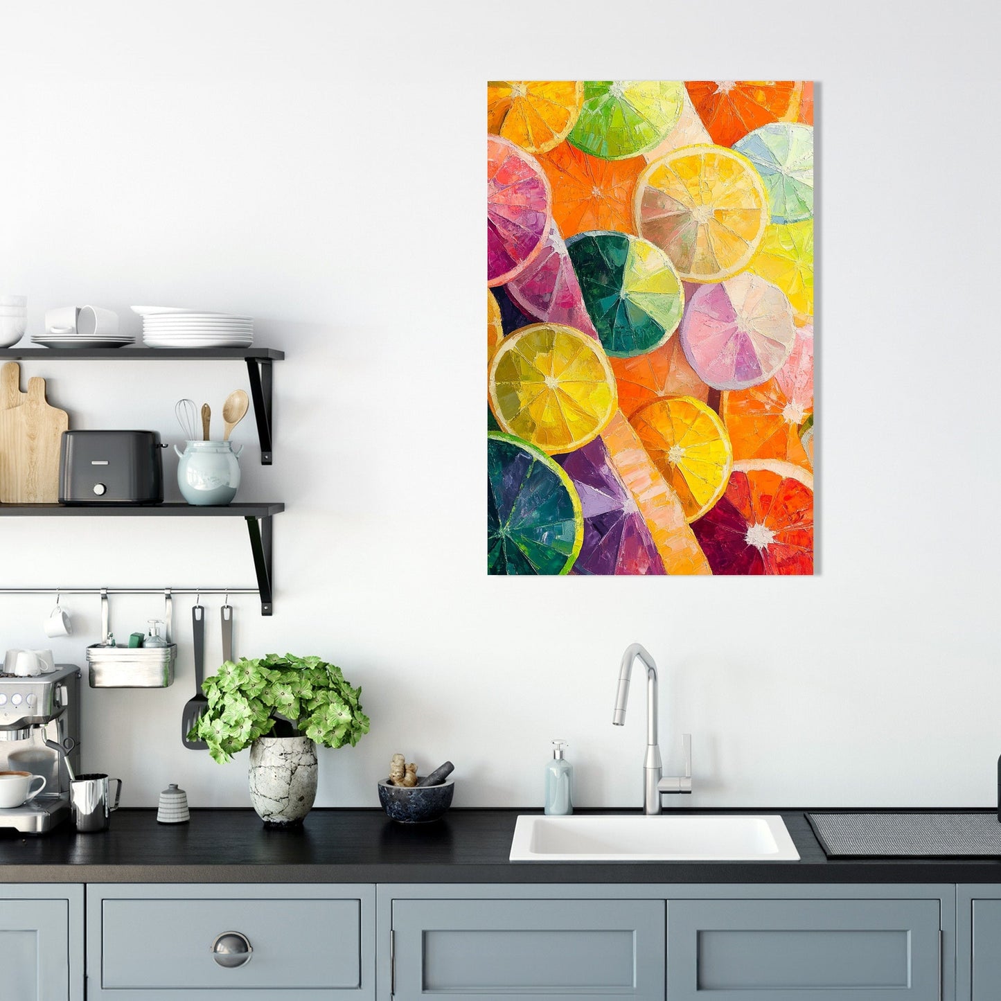 Zestful Radiance Canvas