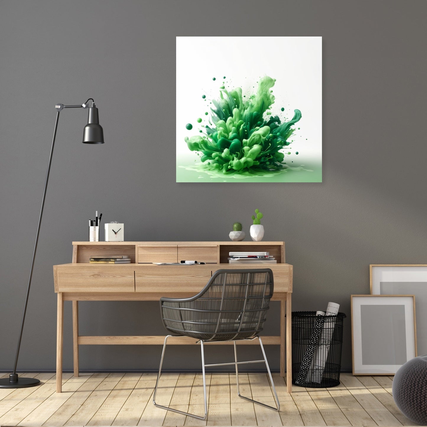 Green Tranquility Canvas