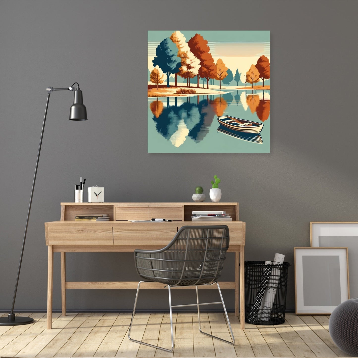 Autumn Reflection Canvas