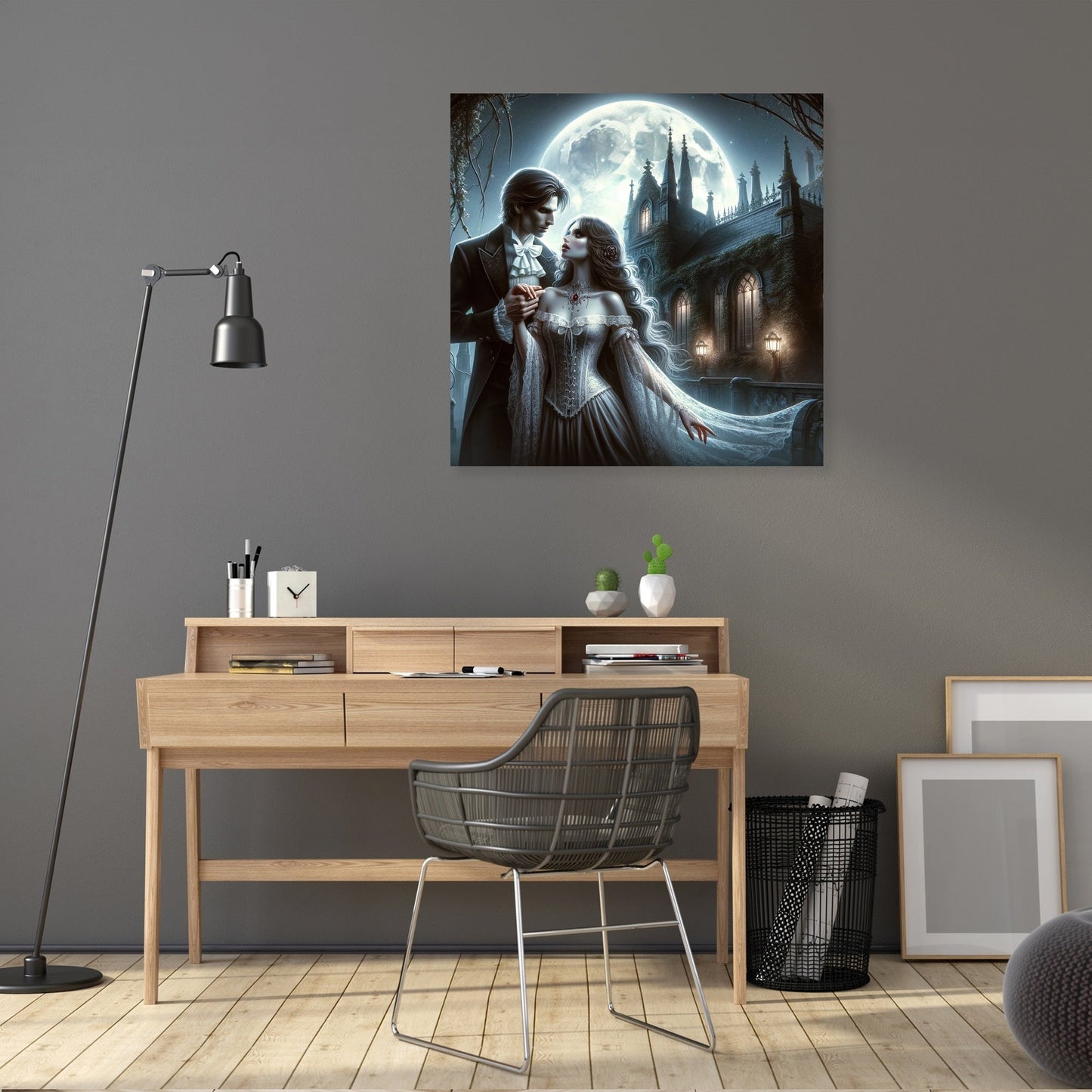 Moonlit Embrace Canvas