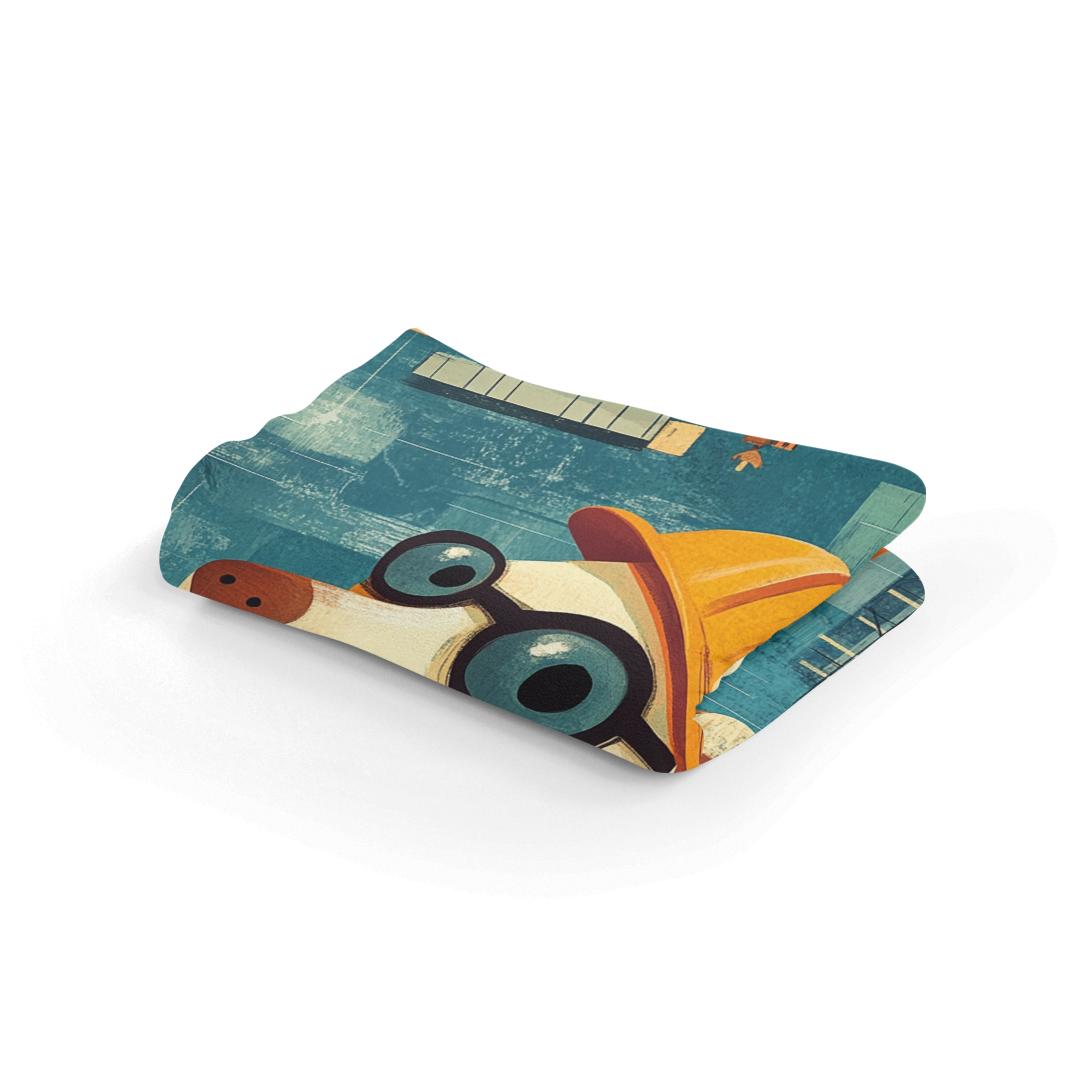 Worker Dog Construction Blanket